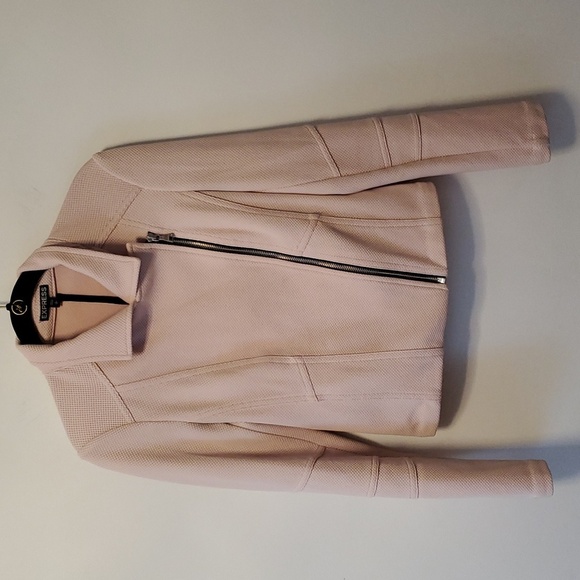 Express Pink Zip up Moto style Jacket - Picture 6 of 9